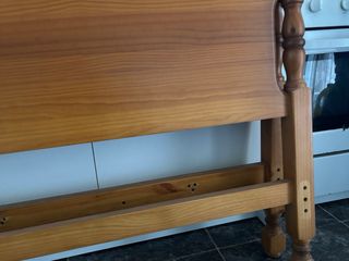 2Cabecero de cama de madera de pino macizos