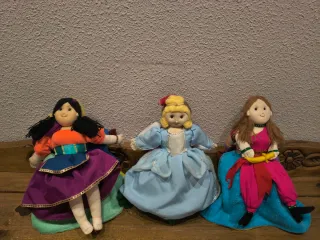 Muñecas de trapo reversibles