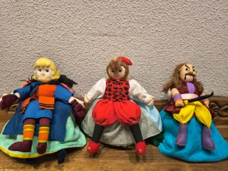 Muñecas de trapo reversibles