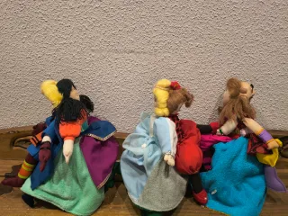 Muñecas de trapo reversibles