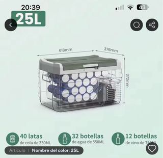 Nevera Portátil Alpicool NL 25L