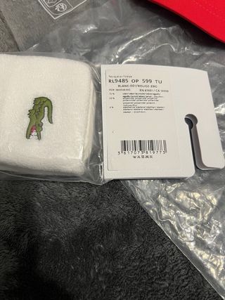 Gorra Lacoste Roja + Muñequera