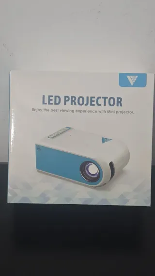 Proyector LED Mini Blanco y Azul