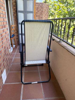 Hamaca plegable exterior azul