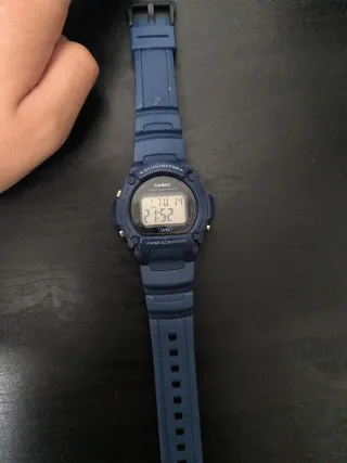 Reloj Casio Resistente Agua Compacto Azul