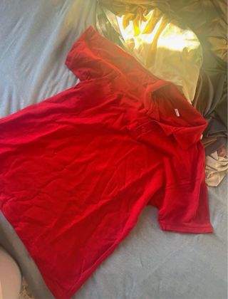 Polo uomo manica corta rosso