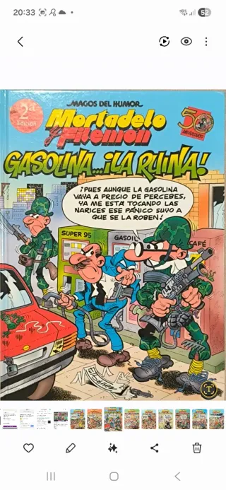 20 numeros Magos del Humor Mortadelo y Filemon.