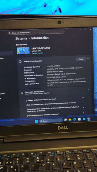 Dell Latitude 5590 i7-8650U 8GB 256GB 15.6