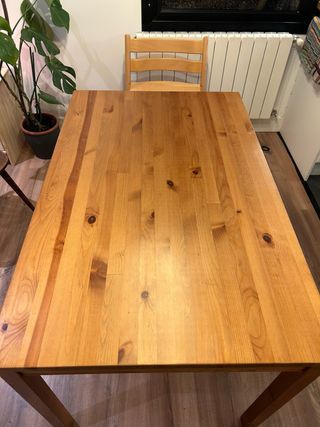 Mesa de comedor de madera Ikea Jokkmokk