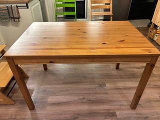 Mesa de comedor de madera Ikea Jokkmokk