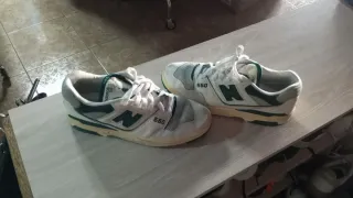 New Balance 550 Blancas y Verdes