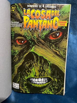 Comic la cosa del pantano Swamp thing mini serie