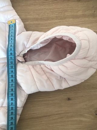 Pack Chaqueta Invierno Rosa Gorro Bebé Niña 74 cm