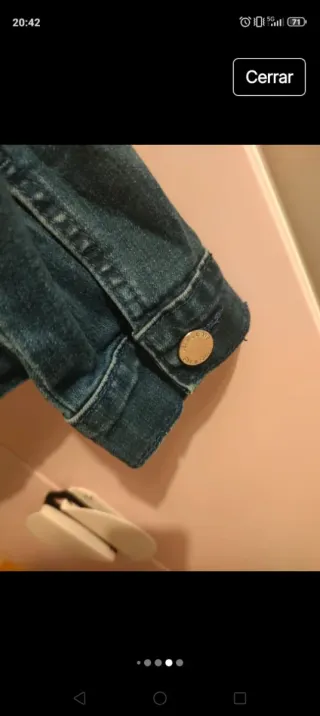 Cazadora vaquera con pedrería