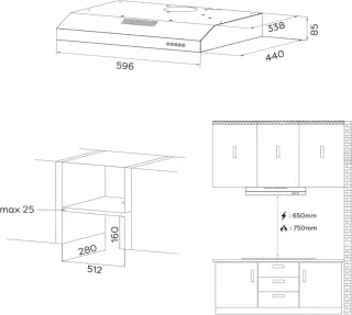 Campana Extractora Ciarra CBCS6903