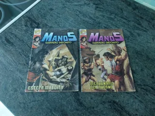 2 Cómics de Manos Guerrero Indomito