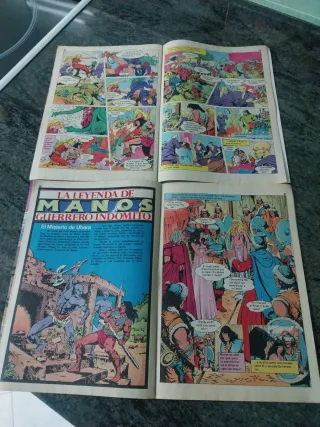 2 Cómics de Manos Guerrero Indomito