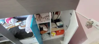 Literal; Armario y cajones incorporado