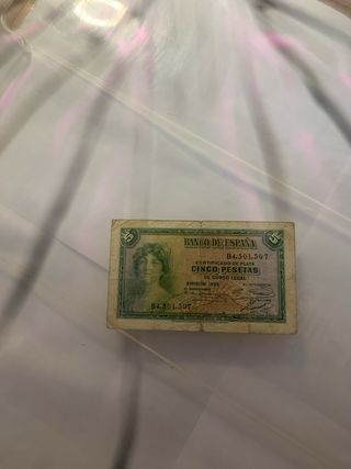 Billetes españoles antiguos