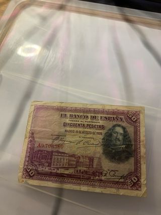 Billetes españoles antiguos