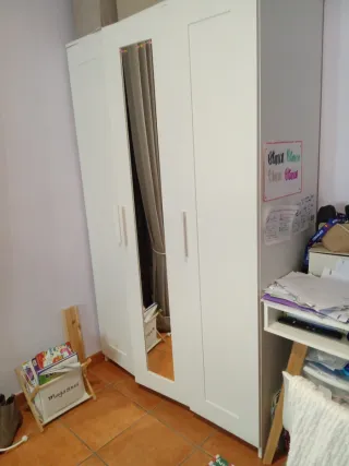 Armario infantil blanco 3 puertas