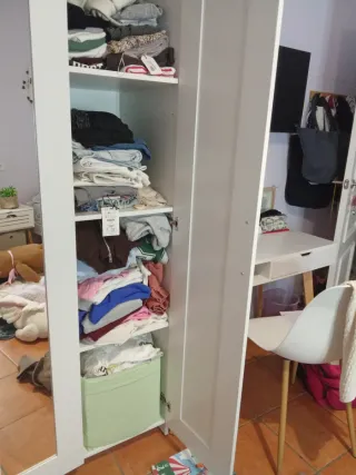 Armario infantil blanco 3 puertas