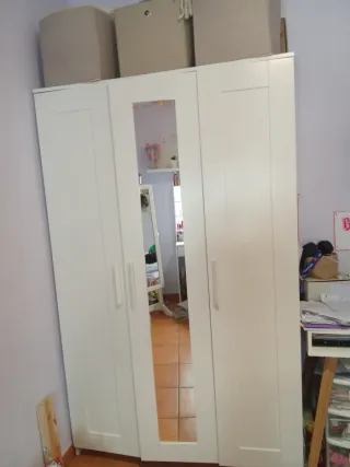 Armario infantil blanco 3 puertas