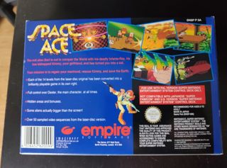 Space Ace para Super Nintendo SNES