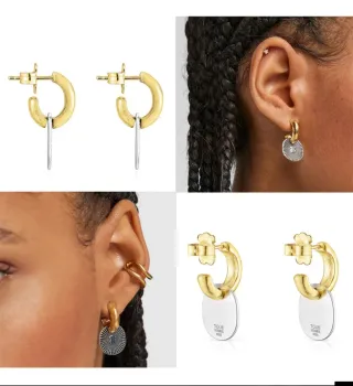 Pendientes Tous Bicolor