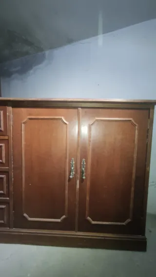 Mueble recibidor de madera