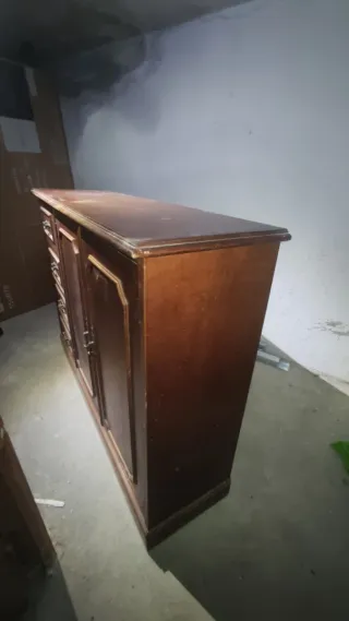 Mueble recibidor de madera