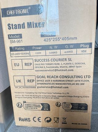 Impastatrice Cheftronic