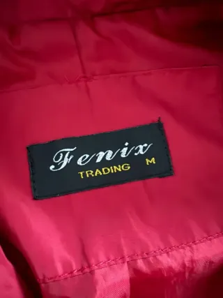 Chaqueta acolchada roja