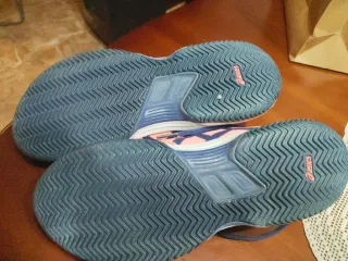 Deportivas Asics Mujer Padel Azul Rosa