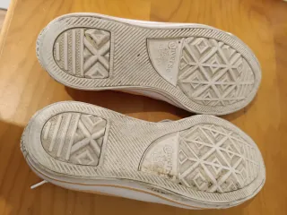 Converse All Star Piel naranja clarito