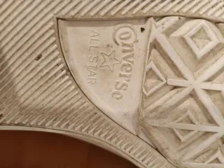 Converse All Star Piel naranja clarito