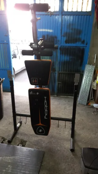 Banco de pesas Hobby No incluye barra ni pesas