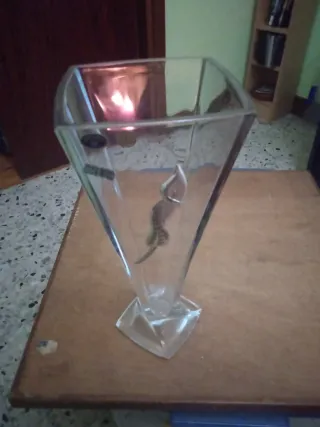 Cristal Bohemia Jarrón Florero