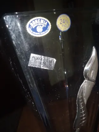 Cristal Bohemia Jarrón Florero