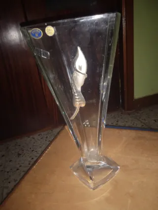 Cristal Bohemia Jarrón Florero