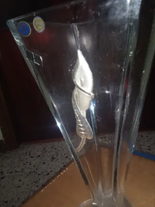 Cristal Bohemia Jarrón Florero