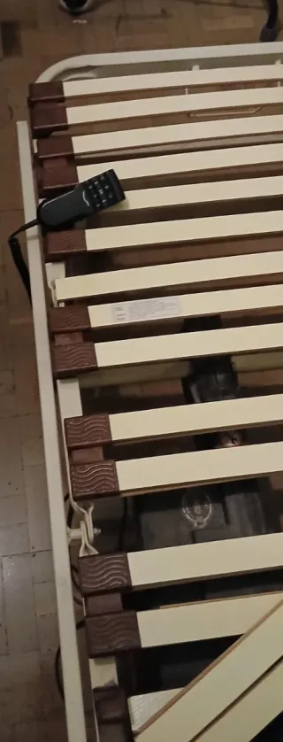 Cama eléctrica somier láminas