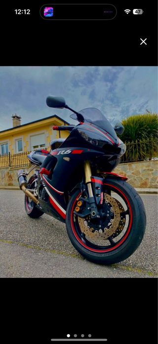 Yamaha R6 2008 Negra y Roja