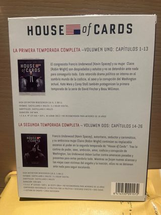 House of Cards - 2 Temporadas DVD