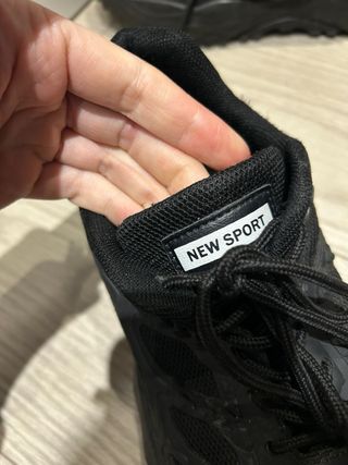 Zapatos negros deportivos, comodos, para verano,