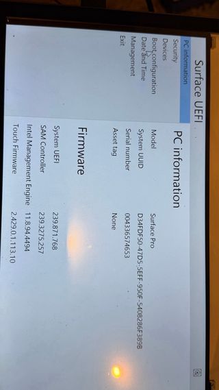 Surface Pro 5 Piezas