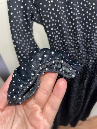 Vestido Pull&Bear lunares negro TS