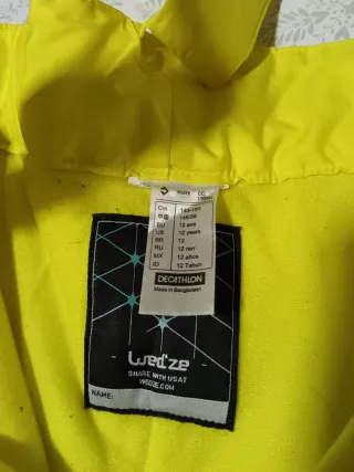 Pantalón de nieve niño Talla 12