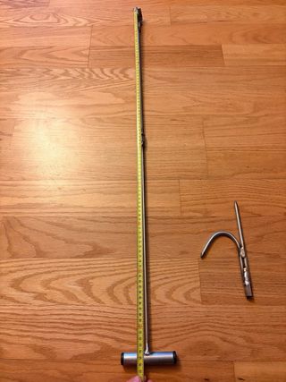 Pesca submarina, saca varillas o saca meros.