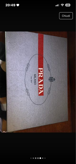 Stivali Prada neri a metà polpaccio